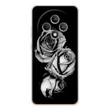 Чехол с картинкой (Стильные) для Рено 12 ФС - (AlphaPrint) (Черная роза)