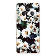 Чехол с картинкой (Стильные) для Рено 12 ФС - (AlphaPrint) (Ромашки)
