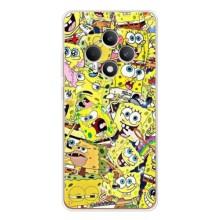 Чехол Губка Боб для Рено 12 ФС (Эмоции Спанч Боба)