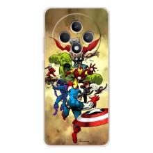 Чехол МАРВЕЛ для Рено 12 ФС (AlphaPrint) (Герои Марвел)