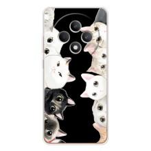 Чехол на Рено 12 ФС с Котами (VPrint) (Взгляд котов)