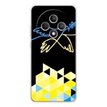 Чехол на OPPO Reno12 FS Украинский дизайн (Мир для Украины)
