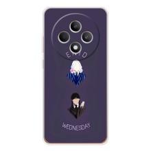 Чехлы Венсдей на OPPO Reno12 FS Уэнсдей (AlphaPrint) (Уэнздей и подруга)