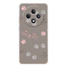 Чохол з малюнком кіт на OPPO Reno12 FS (Лапи і вуса)