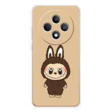 Чехол с Лабубу на OPPO Reno12 FS – Коричневый Лабубу