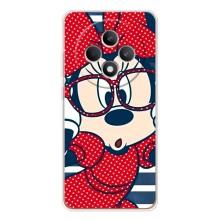 Эксклюзивный чехол для OPPO Reno12 FS (AlphaPrint - Мультяшные) (Маус в очках)