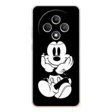Эксклюзивный чехол для OPPO Reno12 FS (AlphaPrint - Мультяшные) (Микки на черном)