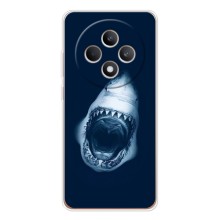 Силіконовий бампер з картинкою звірів для OPPO Reno12 FS – Пащу Акули