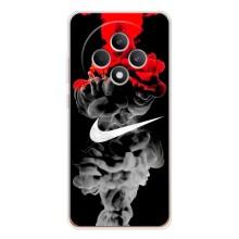 Силіконовый Чохол на OPPO Reno12 FS з картинкою НАЙК – Nike дим