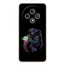 Силіконовый Чохол з принтом "Космонавти" на OPPO Reno12 FS – В руках земля