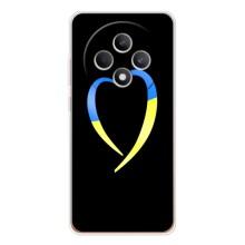 Силиконовый Чехол на OPPO Reno12 FS (Я-Украина) – Украинское сердце