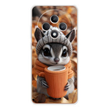 Друкований чохол 'Звірята з кавою' для OPPO Reno12 FS
