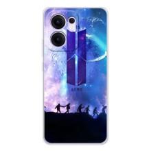 Чохли BTS для OPPO Reno13 F (AlphaPrint) (Army BTS)