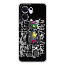 Чехлы для OPPO Reno13 F - Bearbrick Louis Vuitton (PREMIUMPrint) (Стиль Bearbrick)