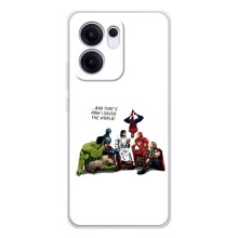 Чохли для OPPO Reno13 F (Для Християн) – Ісус супергерой