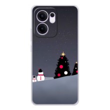 Чохли на Новий Рік OPPO Reno13 F (Сніговички)