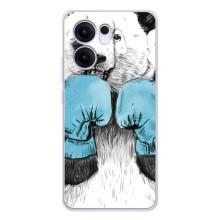 Чехлы с Пандами на OPPO Reno13 F – Панда боксер