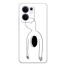 Чохли з сенсом на OPPO Reno13 F – Пустота
