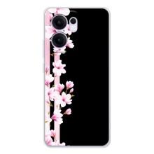 Чохол для Рено 13 Ф - з принтом (Дизайнерські) (AlphaPrint) (Квіточки)