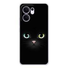 Чохол на тематику: Коти для OPPO Reno13 F – Чорний Котик