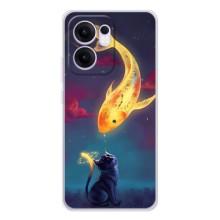Чохол на тематику: Коти для OPPO Reno13 F – Зустріч
