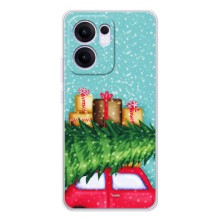Чохол новорічна ялинка на OPPO Reno13 F (Новорічний настрій)