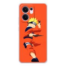 Чехлы с принтом Наруто на OPPO Reno13 F – Силуэт Наруто