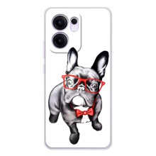 Бампер для OPPO Reno13 F з картинкою "Песики" (В окулярах)