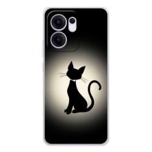Чехол с принтом для OPPO Reno13 F (AlphaPrint) Модные коты