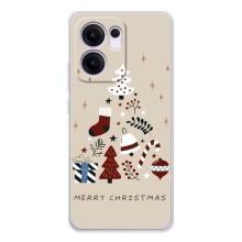 Чохол Санта Клаус для OPPO Reno13 F – Merry Christmas