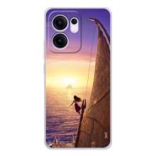 Чехол с мультфильмом Моана OPPO Reno13 F (Моана в море)