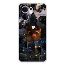 Чохол як приборкати дракона на OPPO Reno13 F – Дракон колаж