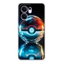 Чохол з Пікачу на OPPO Reno13 F – М'яч Пікачу