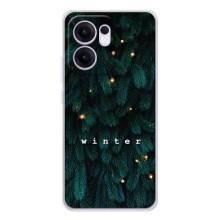Новорічні, Святкові Чохли для OPPO Reno13 F - 2024 год (Winter)