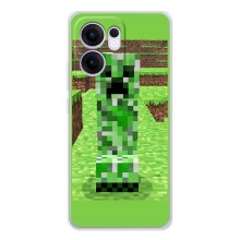Чохли для OPPO Reno13 F (Персонажі МайнКрафт) (Кріпер 2)