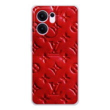 Текстурний Чохол Louis Vuitton для Рено 13 Ф (Червоний ЛВ)