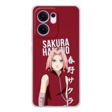 Чехлы Персонажи Аниме Наруто для OPPO Reno13 FS 5G (AlphaPrint) (Аниме Сакура)