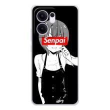 Чехлы Персонажи Аниме Наруто для OPPO Reno13 FS 5G (AlphaPrint) (Senpai)