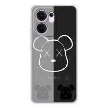 Чохли для OPPO Reno13 FS 5G - Bearbrick Louis Vuitton (PREMIUMPrint) (БеарБрік очі)