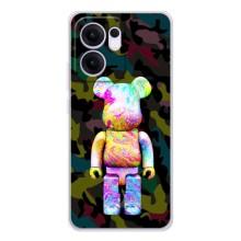 Чохли для OPPO Reno13 FS 5G - Bearbrick Louis Vuitton (PREMIUMPrint) (Яскравий Bearbrick)