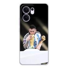 Чехлы Лео Месси Аргентина для OPPO Reno13 FS 5G – Кубок Мира