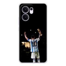 Чехлы Лео Месси Аргентина для OPPO Reno13 FS 5G – Лео Чемпион