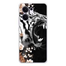 Чехлы с картинками животных OPPO Reno13 FS 5G (Стильный ТИГР)