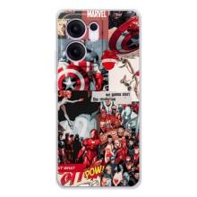 Чехол МАРВЕЛ для Рено 13 ФС 5G (AlphaPrint) (Марвел Комикс)