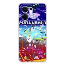 Чехол майнкрафт для OPPO Reno13 FS 5G – MINECRAFT