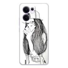 Чехол с печатью для OPPO Reno13 FS 5G - (Мода) (AlphaPrint)