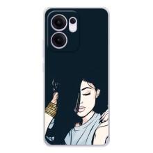 Чехол с печатью для OPPO Reno13 FS 5G - (Мода) (AlphaPrint)