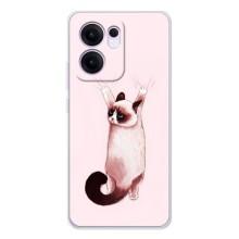 Чехол на Рено 13 ФС 5G с Котами (VPrint) – Котик падает