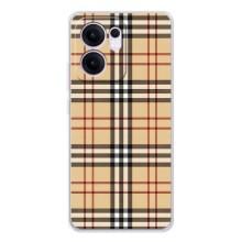 Чехол с Брендами одежды на Рено 13 ФС 5Джи – Burberry стиль
