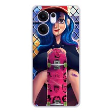 Чехол с картинкой Модные Девчонки OPPO Reno13 FS 5G (Модная девушка)